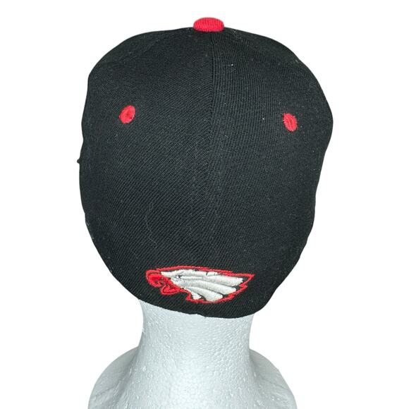 NCAA Zephyr Wisconsin Badgers Baseball Cap Hat Flex Fit Fitted Black Red M / L - Picture 3 of 8